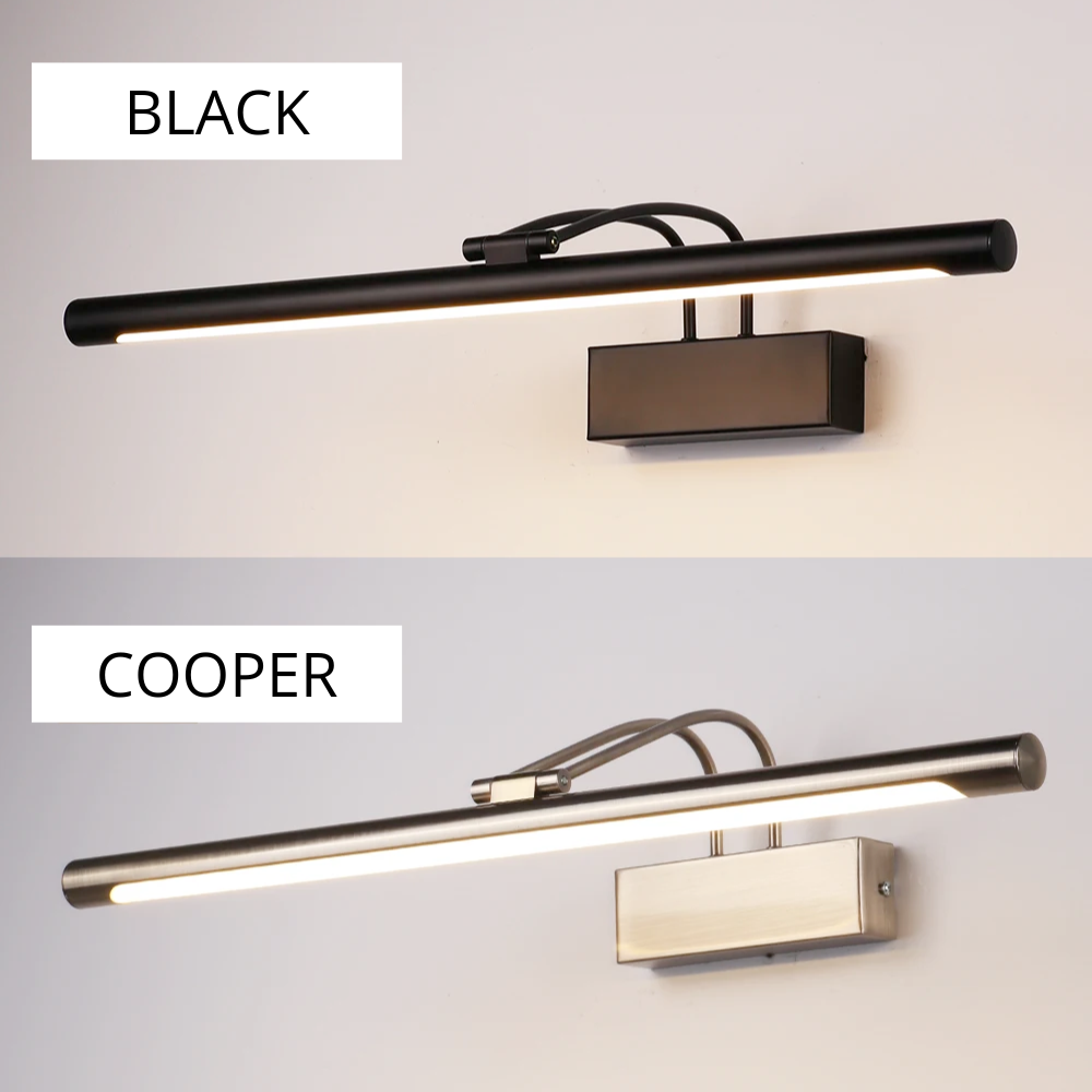 Luminária de parede LED vintage para pôster