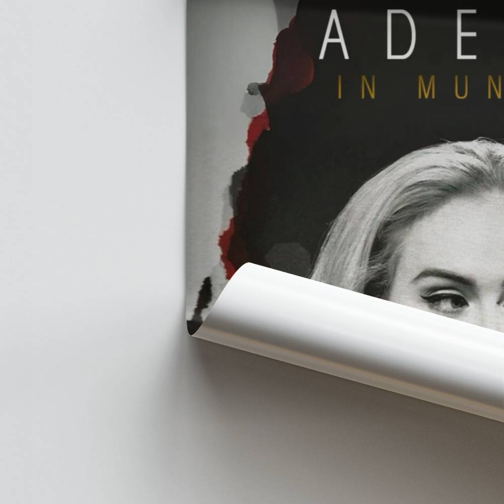 Póster Adele Café