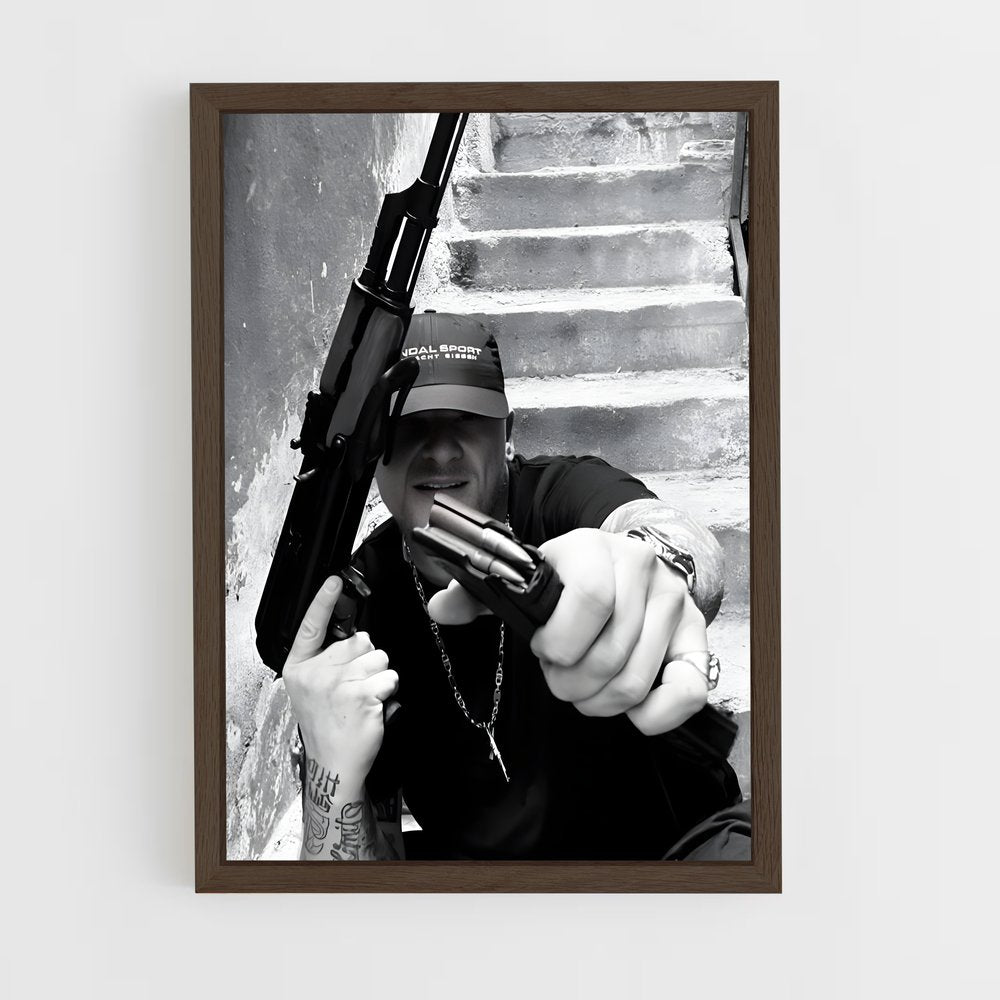 ap-187 strassenbande-7 cadre Bois foncé