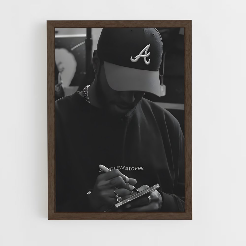 ap-6lack-4 cadre Bois foncé