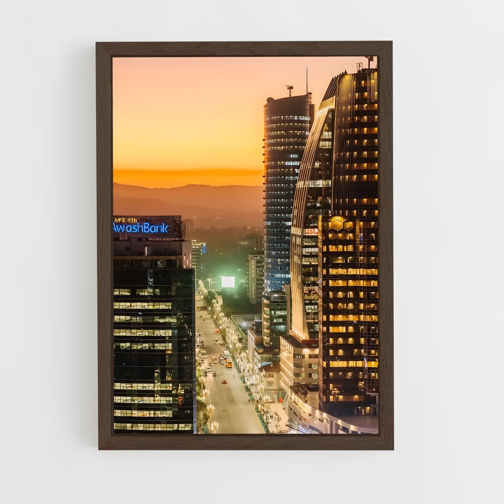 ap-addis ababa-4 cadre Bois foncé