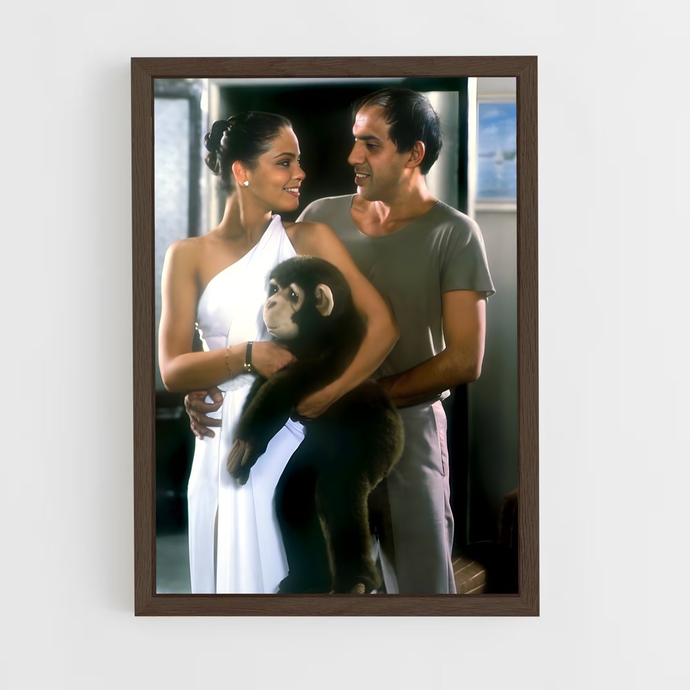 ap-adriano celentano-3 cadre Bois foncé