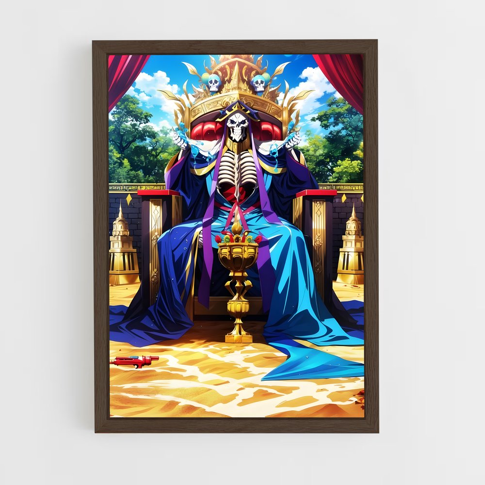 ap-ainz ooal gown-6 cadre Bois foncé