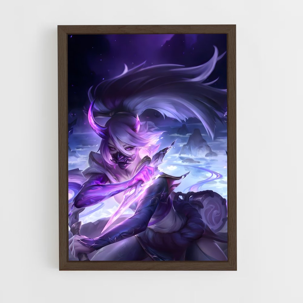 ap-akali-10 cadre Bois foncé