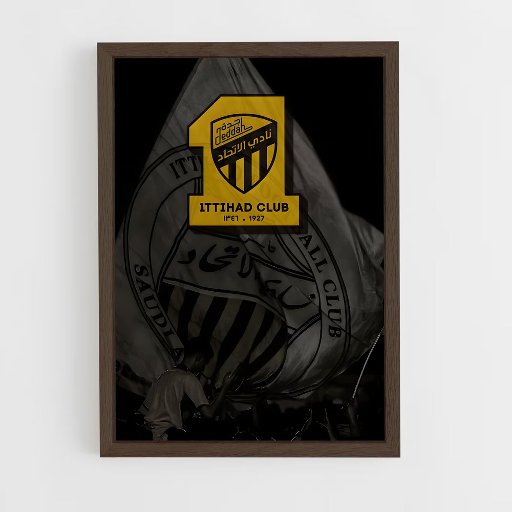 ap-al ittihad fc-5 cadre Bois foncé