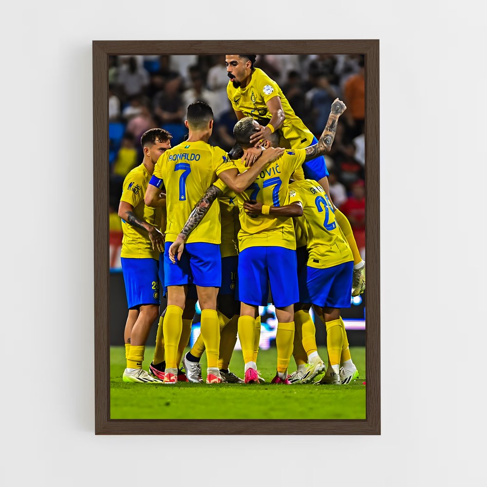 ap-al nassr fc-11 cadre Bois foncé