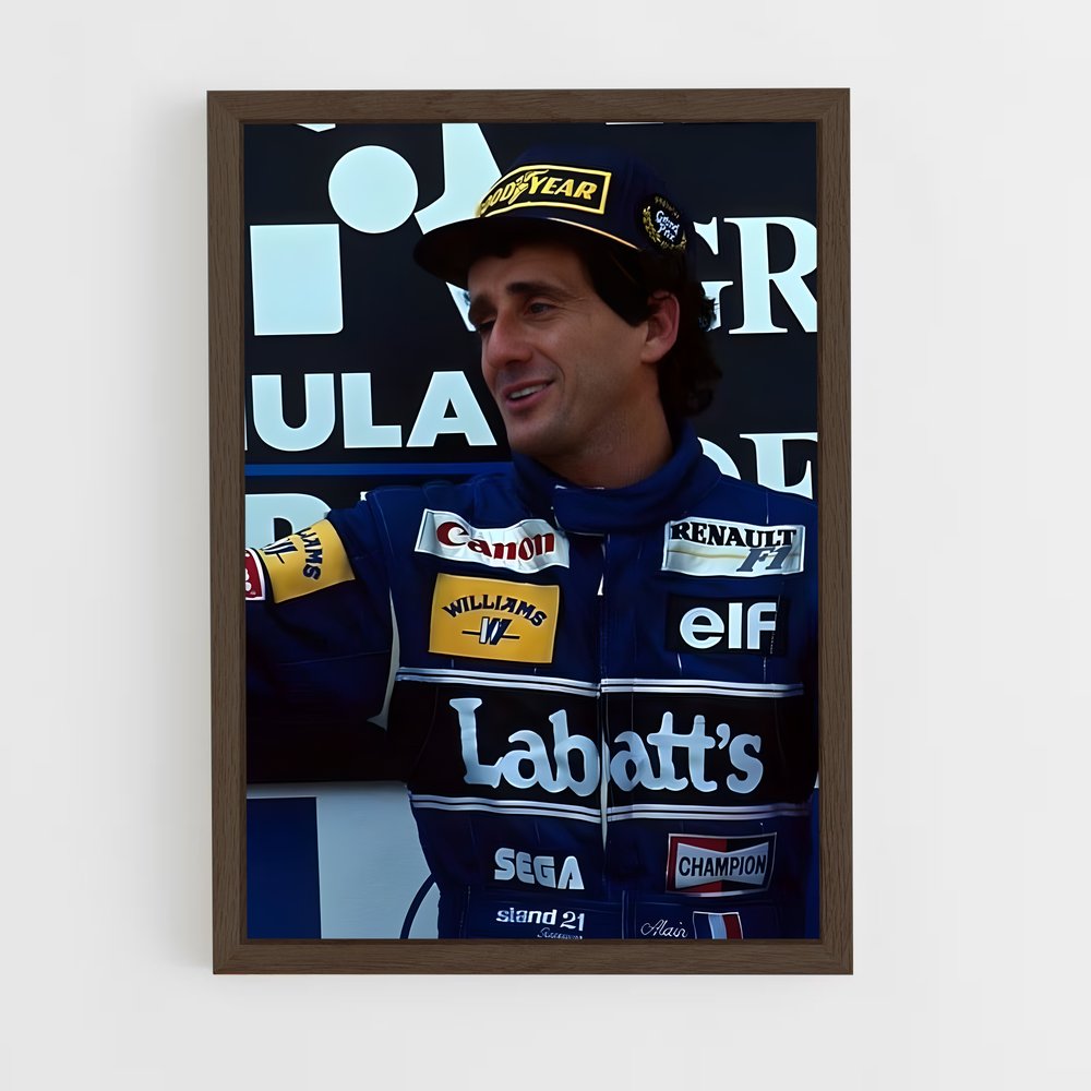 ap-alain prost-7 cadre Bois foncé