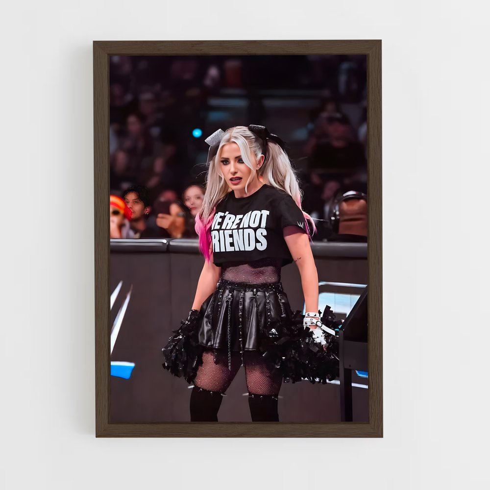 ap-alexa bliss-10 cadre Bois foncé