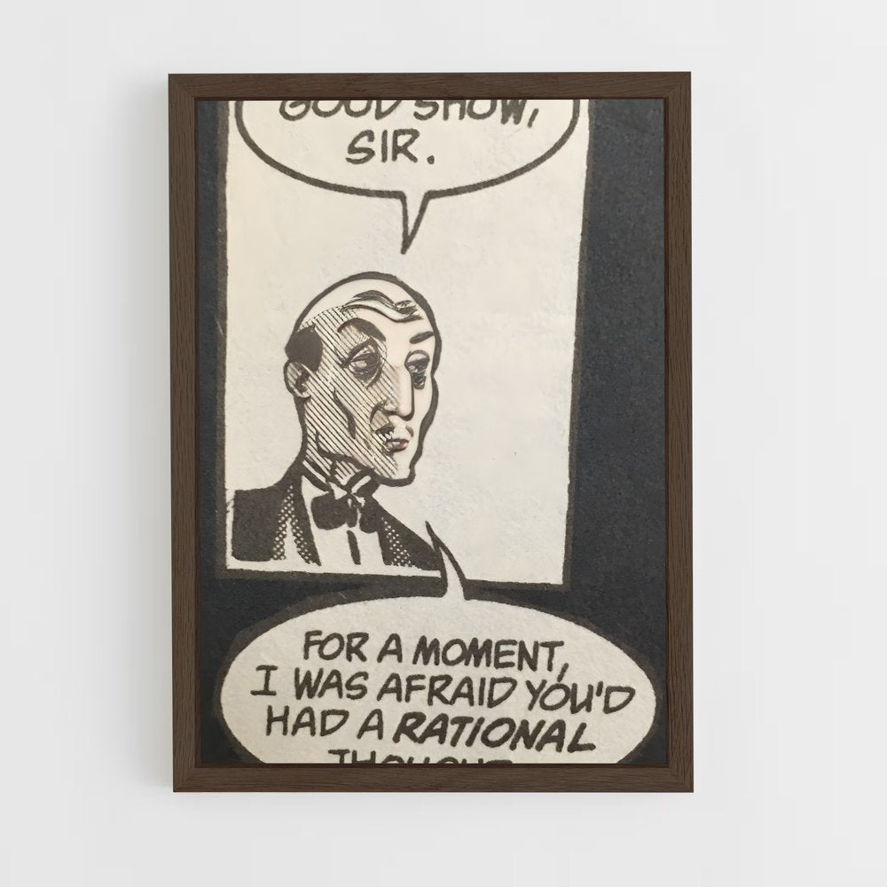 ap-alfred pennyworth-1 cadre Bois foncé