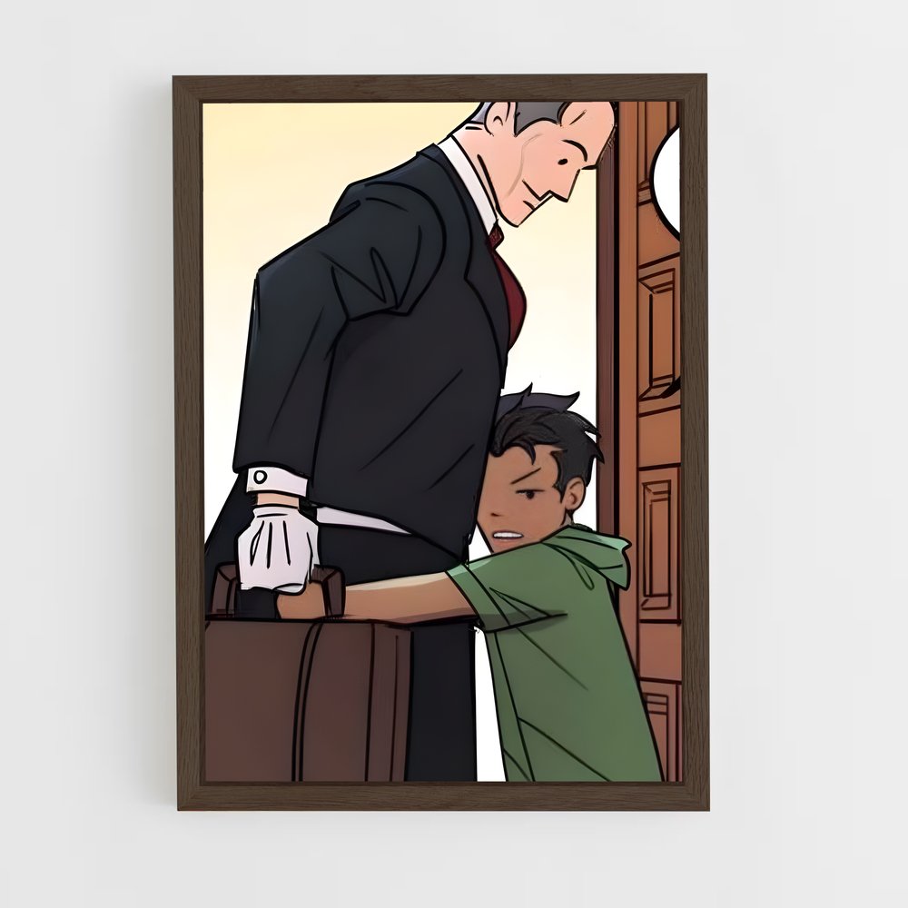 ap-alfred pennyworth-2 cadre Bois foncé