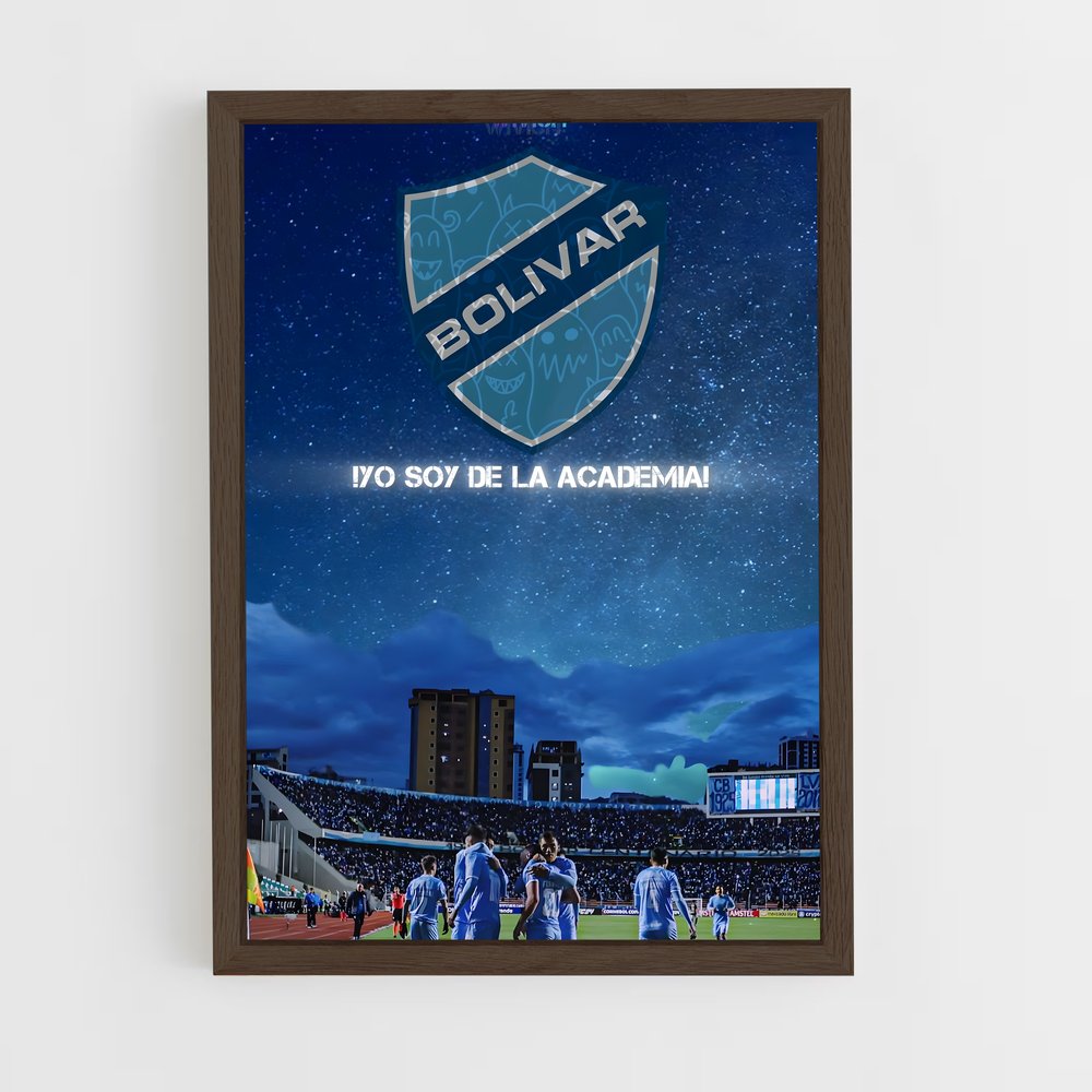 ap-always ready football club bolivia-4 cadre Bois foncé