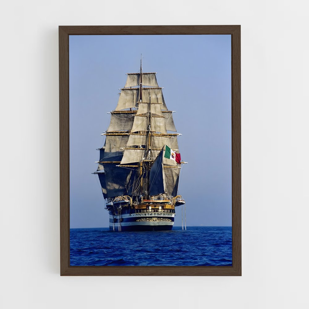 ap-amerigo vespucci-1 cadre Bois foncé