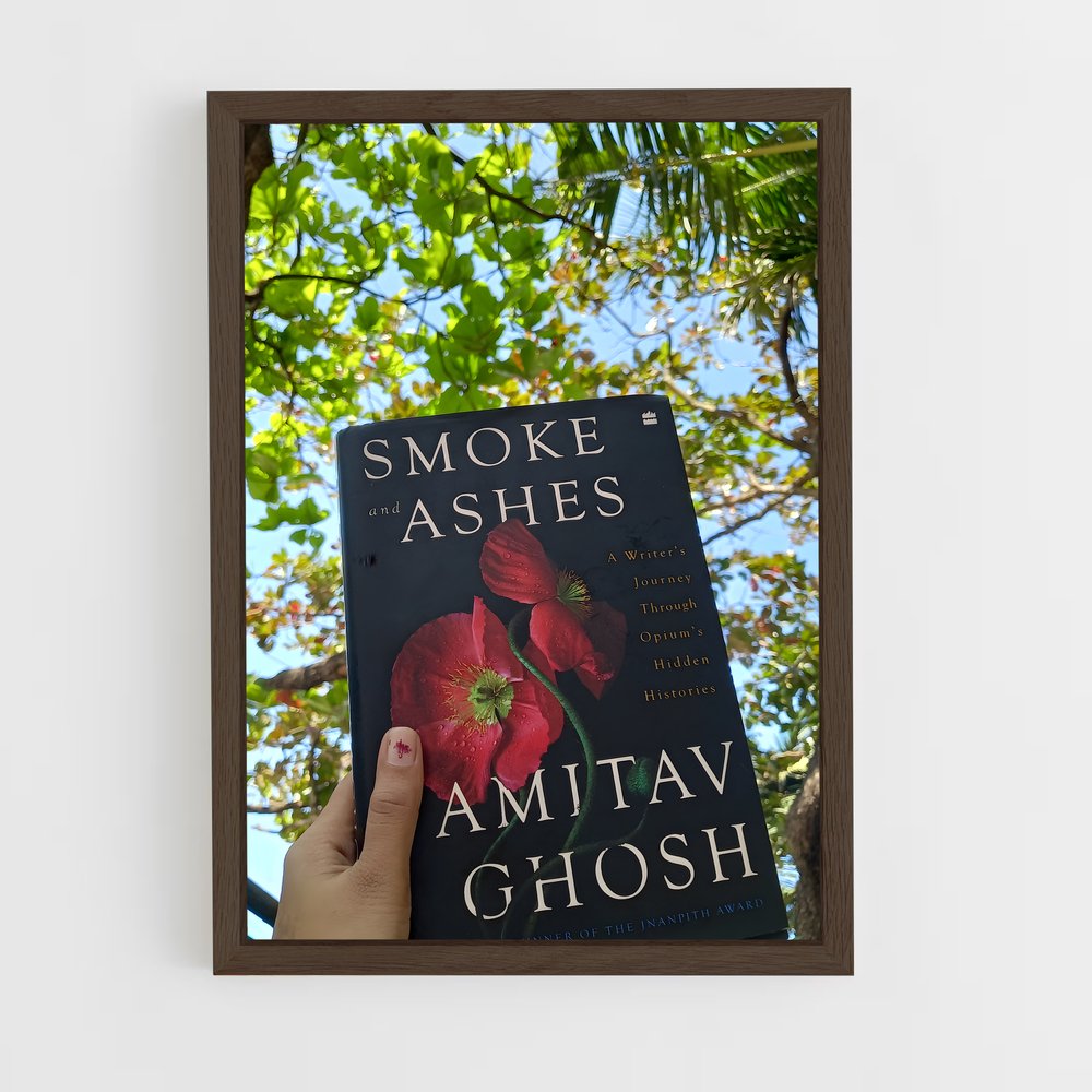 ap-amitav ghosh-5 cadre Bois foncé
