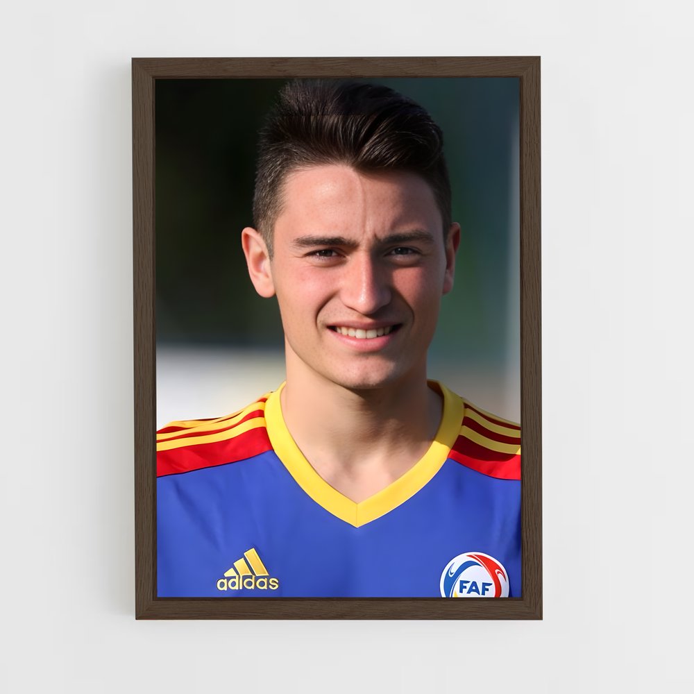 ap-andorra national football team-2 cadre Bois foncé