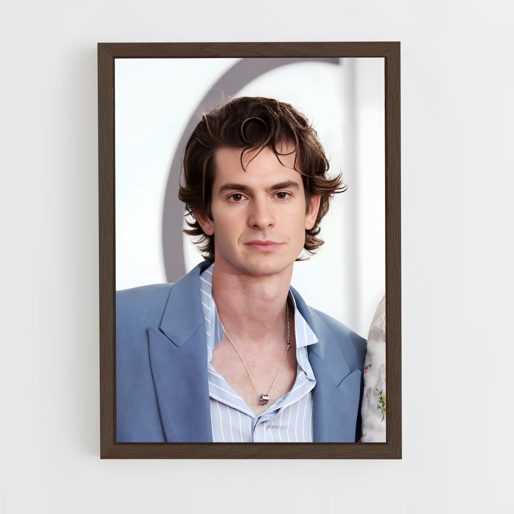 ap-andrew garfield-14 cadre Bois foncé