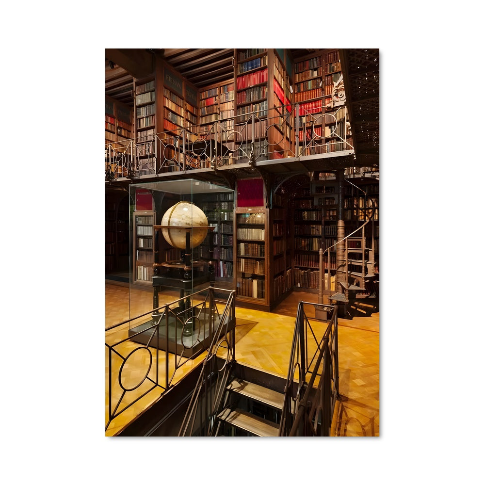 Poster Bibliothèque de Bruges