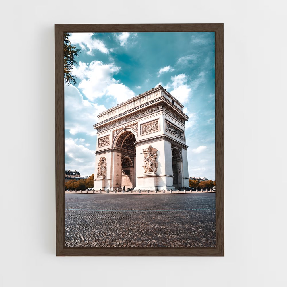 ap-arc de triomphe-7 cadre Bois foncé
