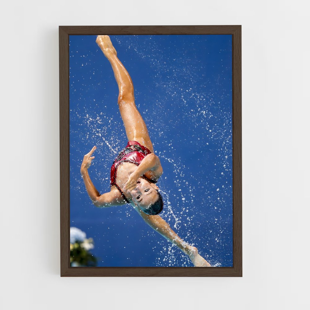 ap-artistic swimming world championships-1 cadre Bois foncé