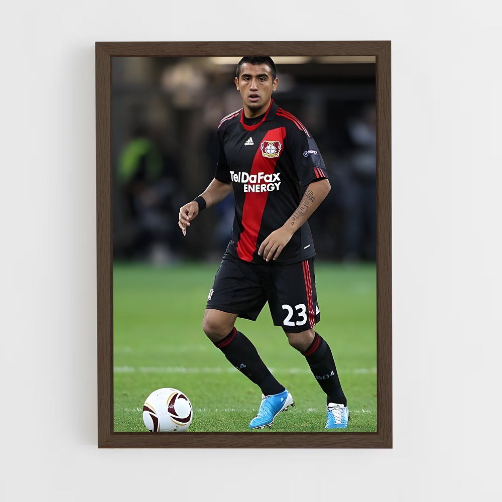 ap-arturo vidal-9 cadre Bois foncé
