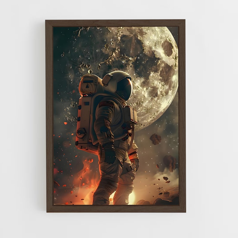ap-astronaut-14 cadre Bois foncé