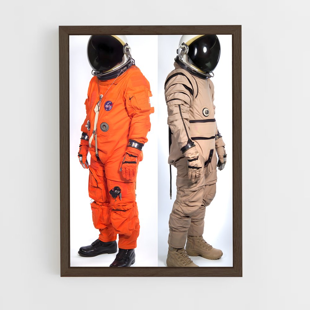 ap-astronaut-8 cadre Bois foncé
