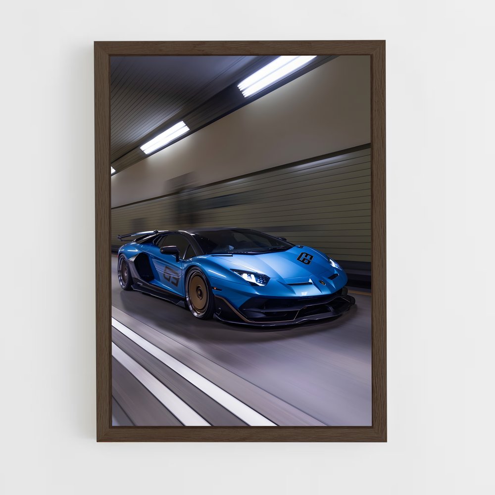 ap-aventador svj-9 cadre Bois foncé