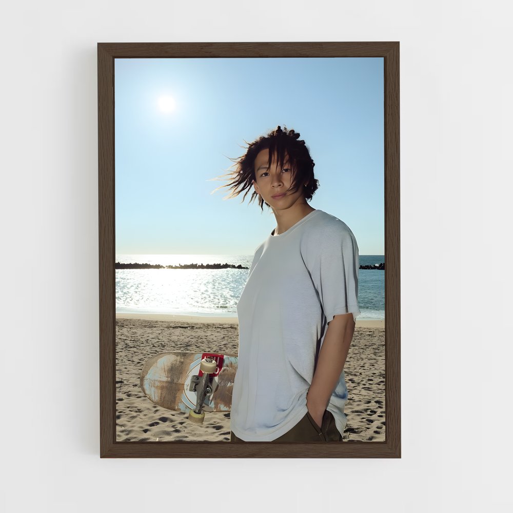 ap-ayumu hirano-5 cadre Bois foncé