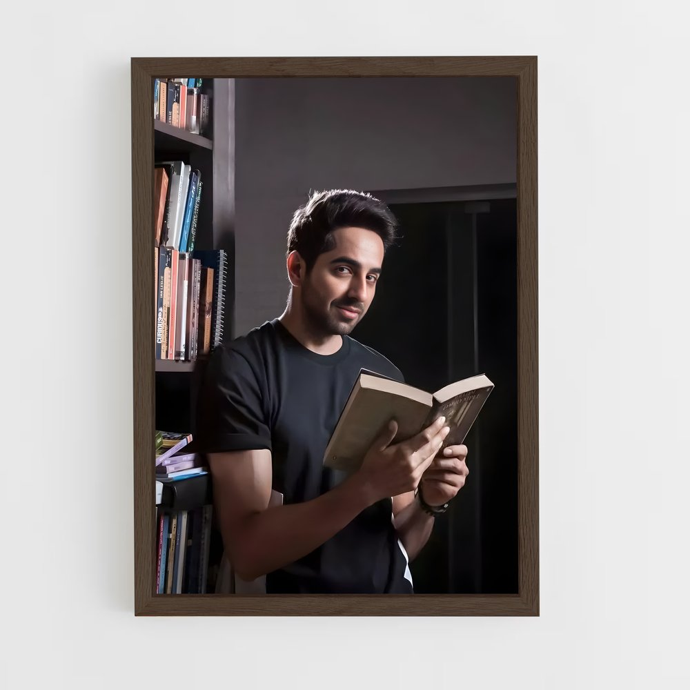 ap-ayushmann khurrana-6 cadre Bois foncé