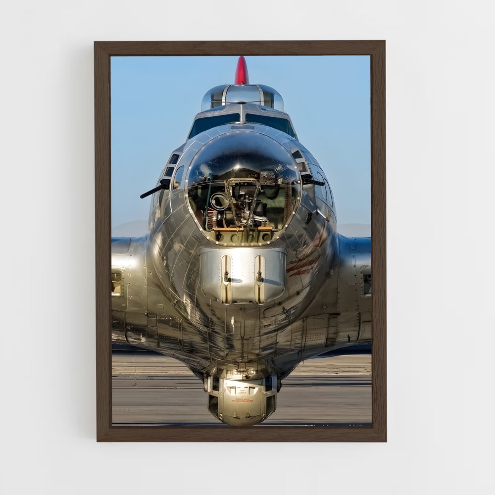 ap-b-17 flying fortress-2 cadre Bois foncé