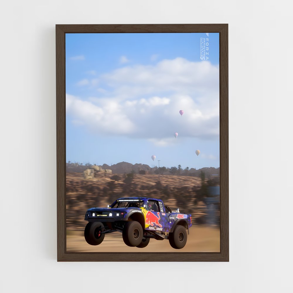ap-baja 1000 trophy truck-1 cadre Bois foncé