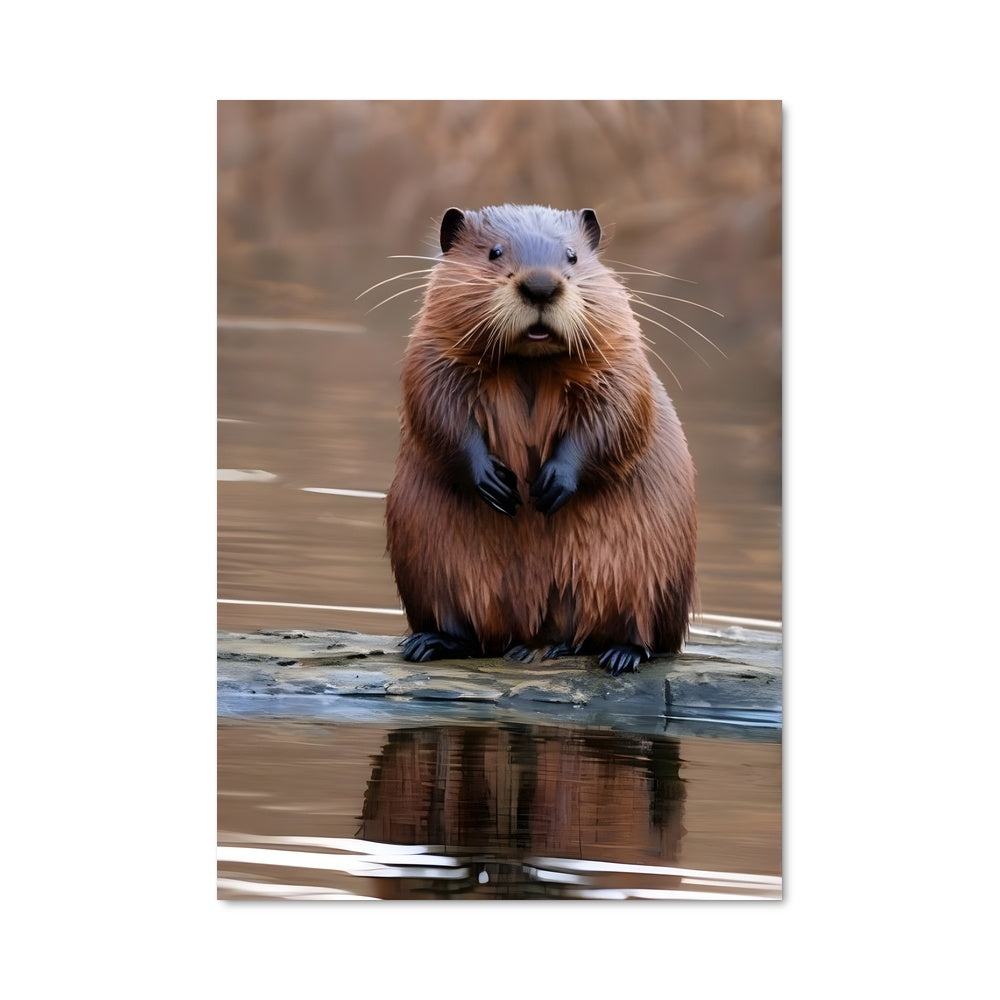 Poster Castor en Action