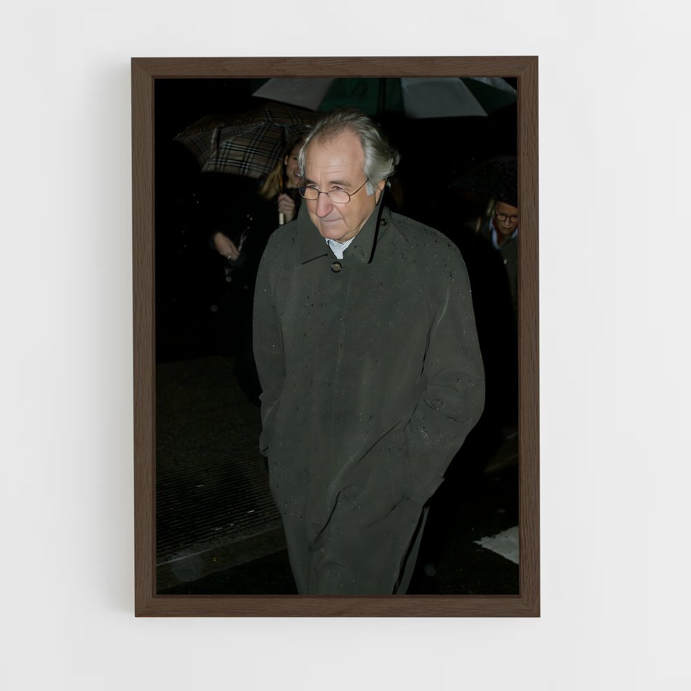 ap-bernie madoff-2 cadre Bois foncé