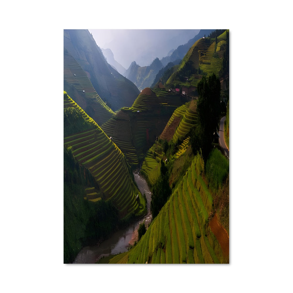 Poster Terrasses de Riz