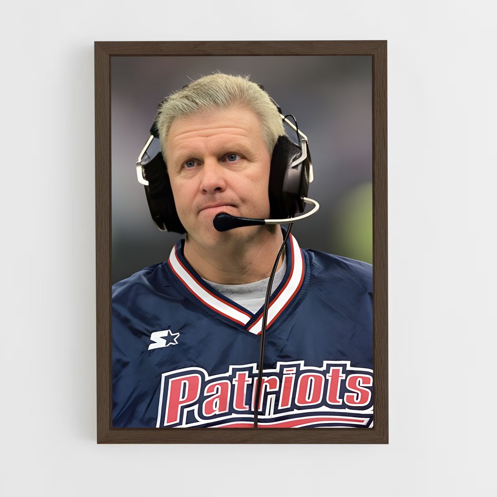 ap-bill parcells-1 cadre Bois foncé