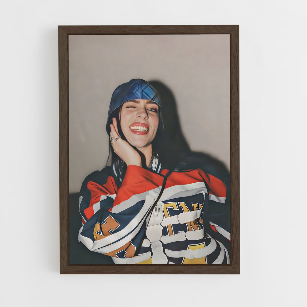 ap-billie eilish-5 cadre Bois foncé