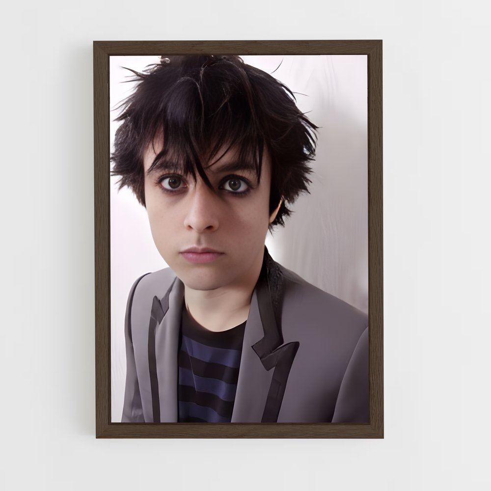 ap-billie joe armstrong-2 cadre Bois foncé