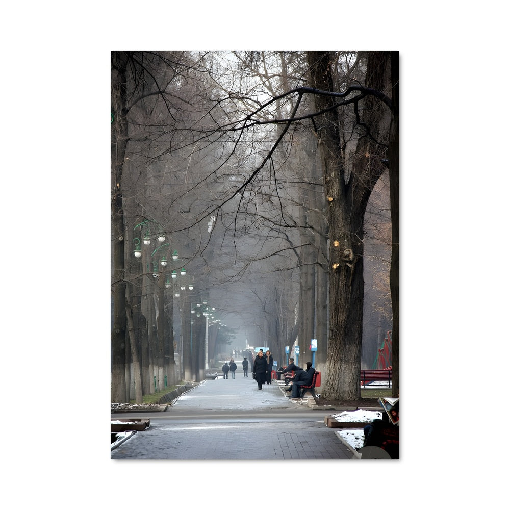 Poster Hiver à Bishkek