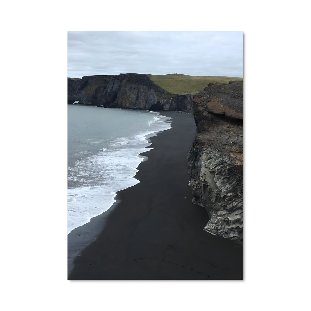 Poster Black sand beach 94394