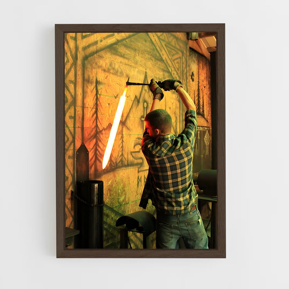 ap-blacksmith-4 cadre Bois foncé