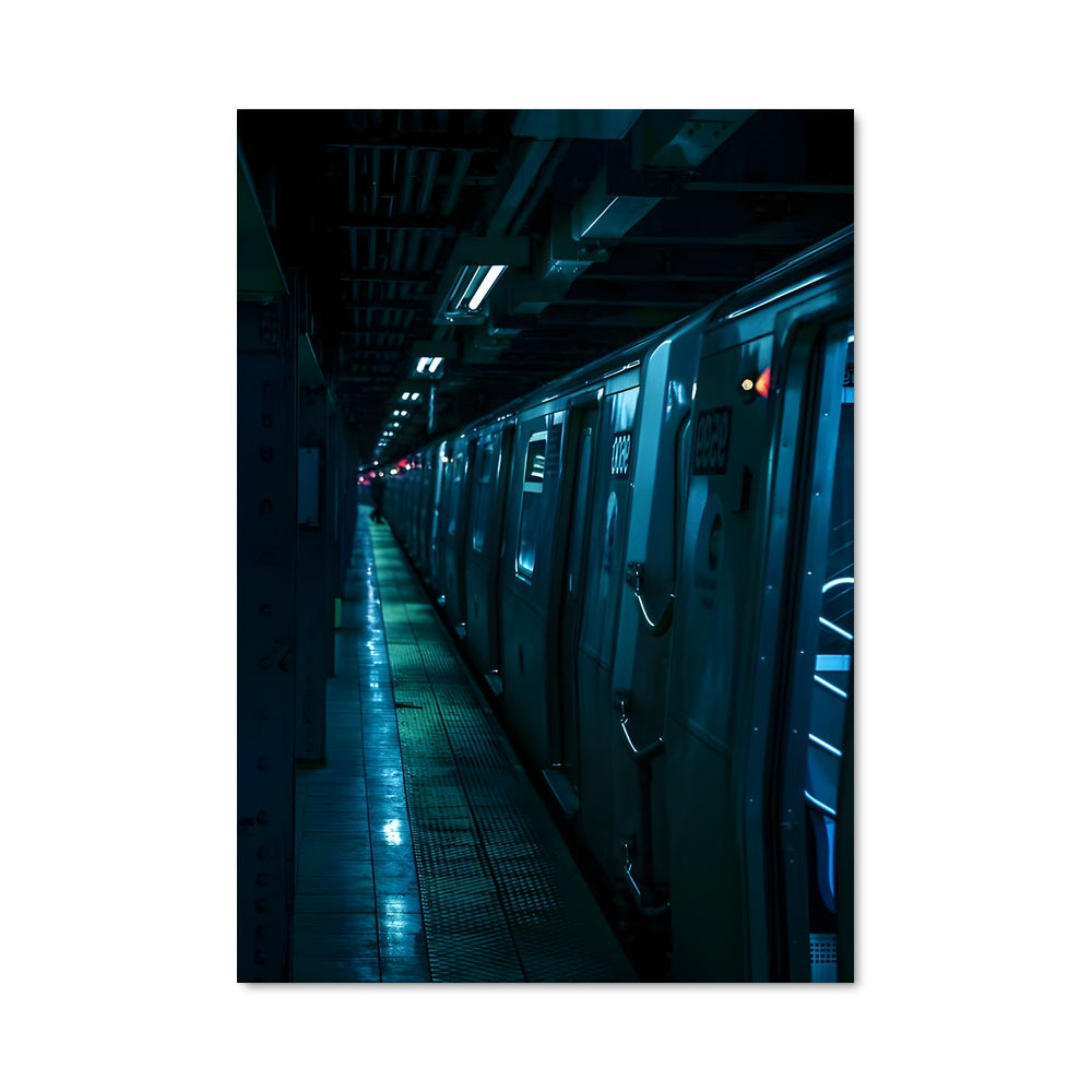 Poster Blue train 81662