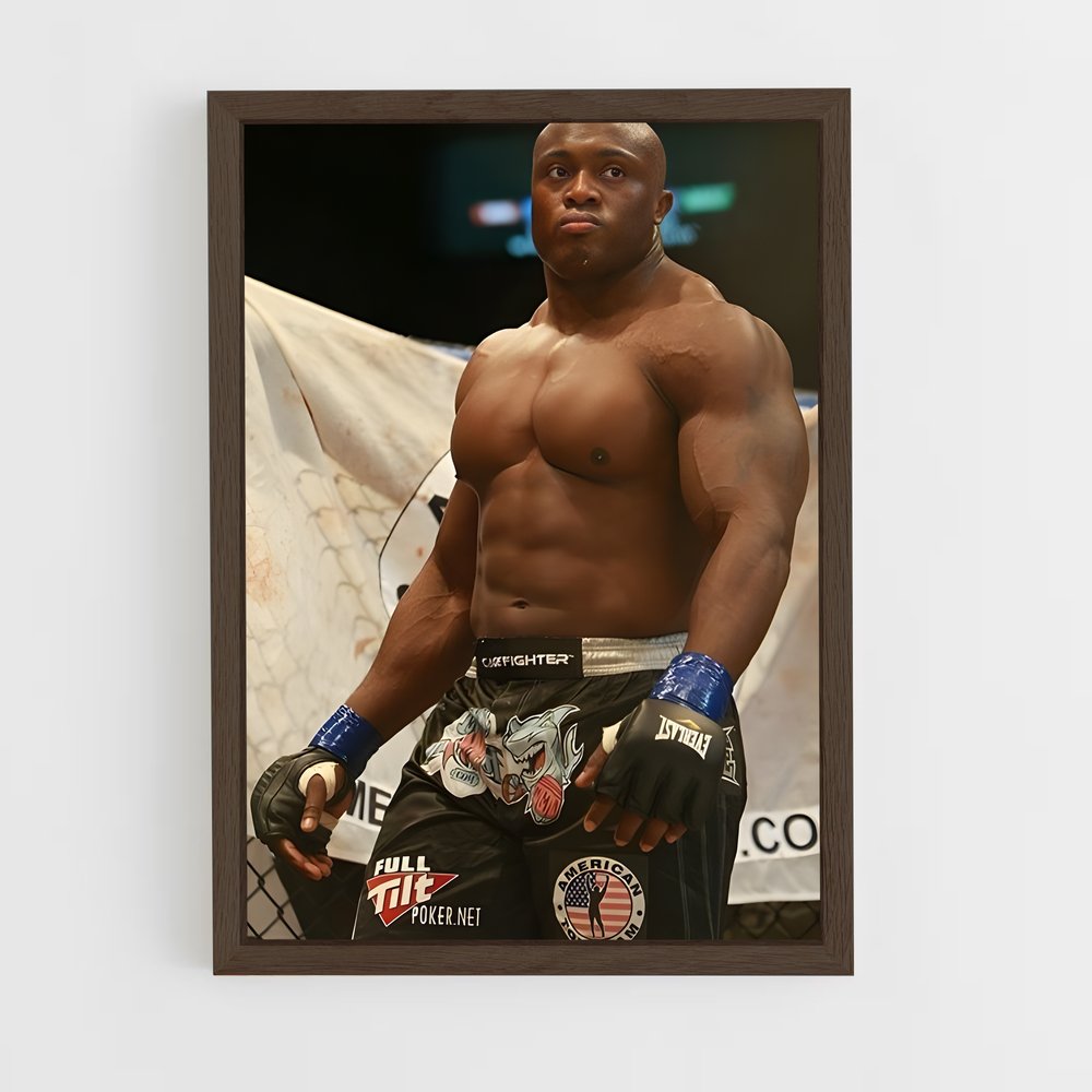 ap-bobby lashley-2 cadre Bois foncé