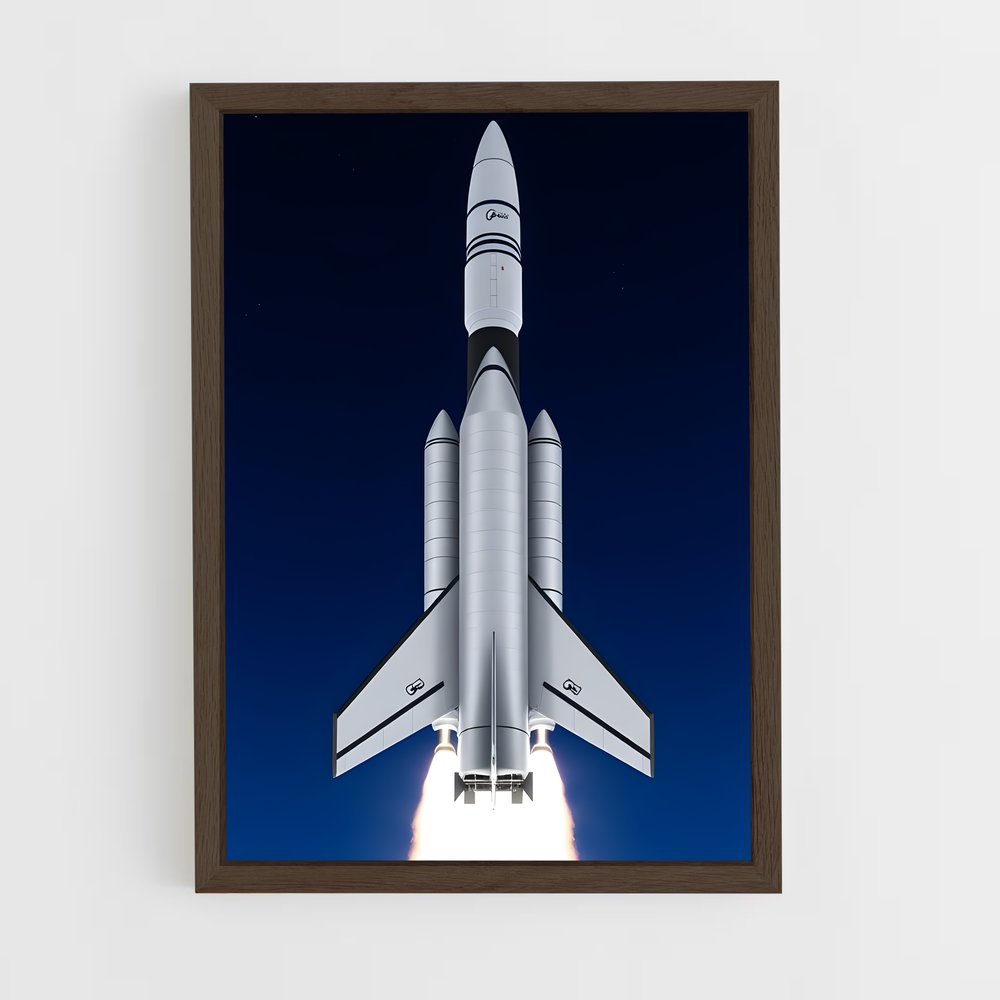 ap-boeing starliner-1 cadre Bois foncé