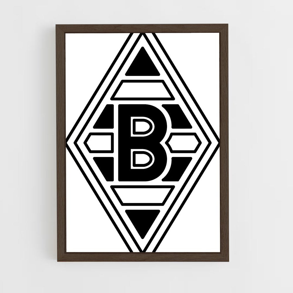 ap-borussia monchengladbach-4 cadre Bois foncé