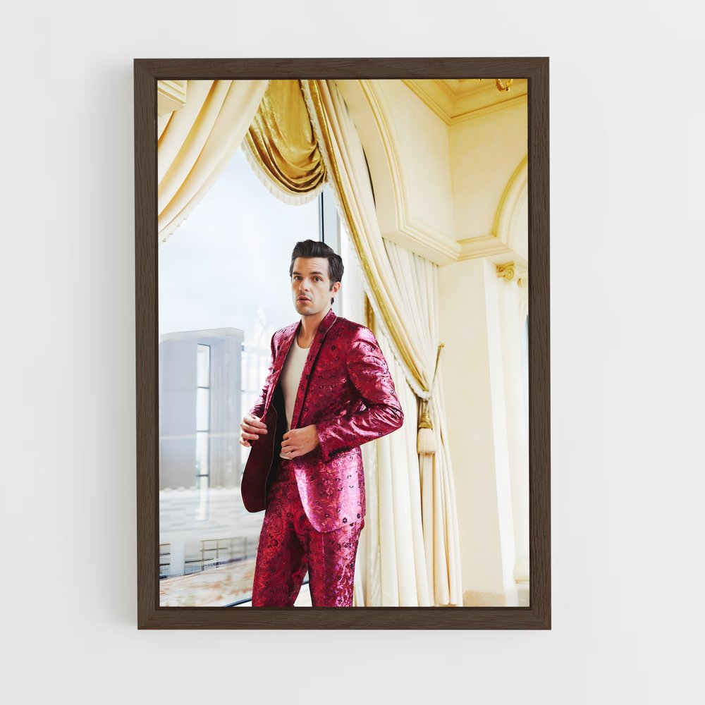 ap-brandon flowers-2 cadre Bois foncé