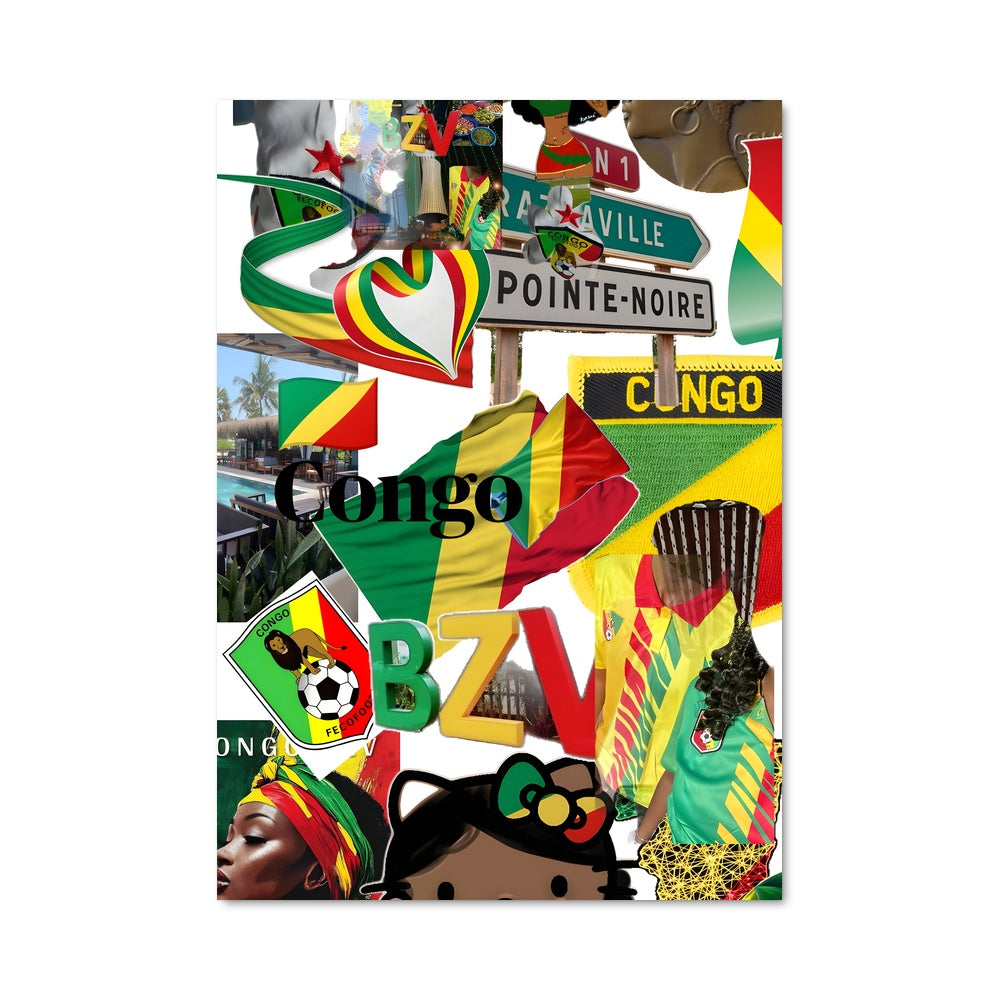 Poster Drapeaux du Monde