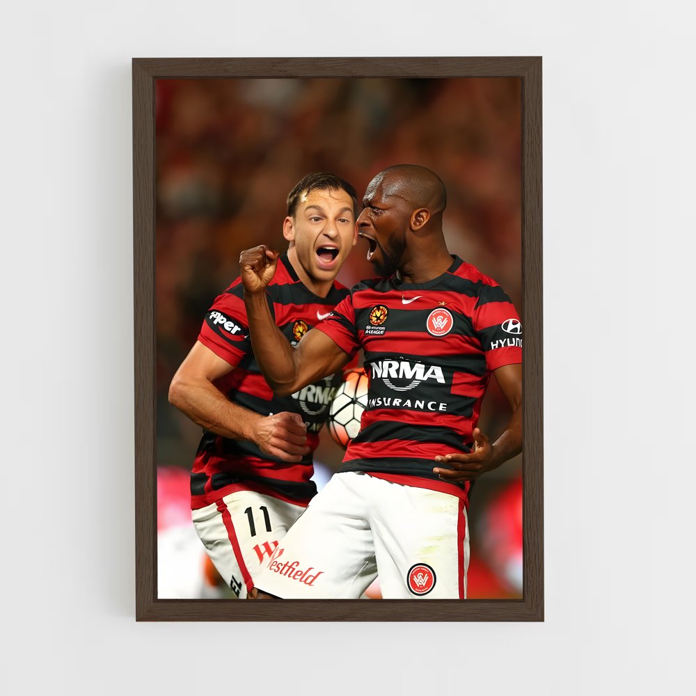 ap-brisbane roar fc-1 cadre Bois foncé