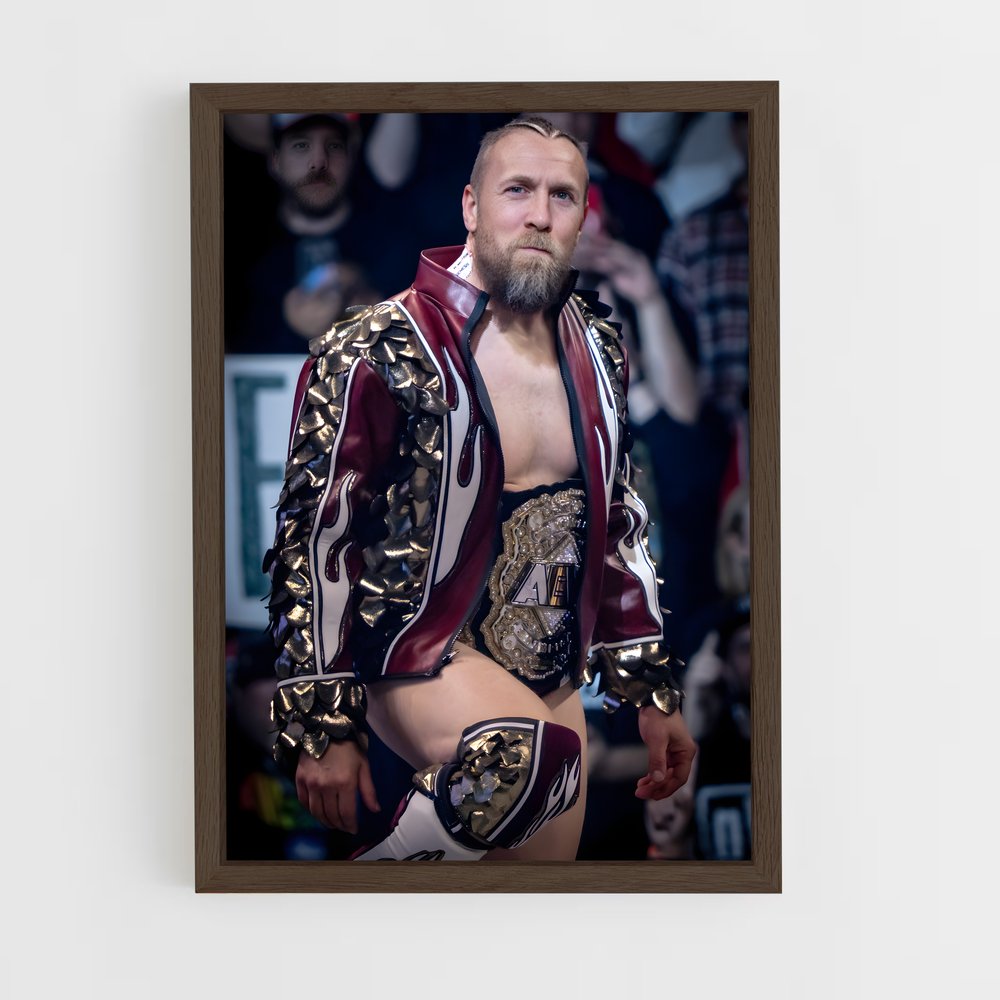 ap-bryan danielson-2 cadre Bois foncé