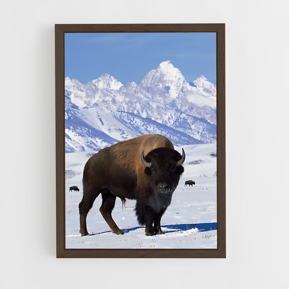 ap-buffalo-20 cadre Bois foncé