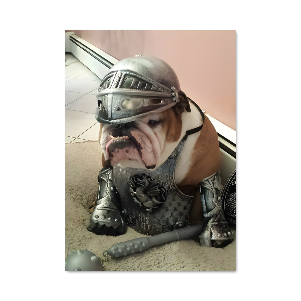 Poster Bulldog Gladiateur