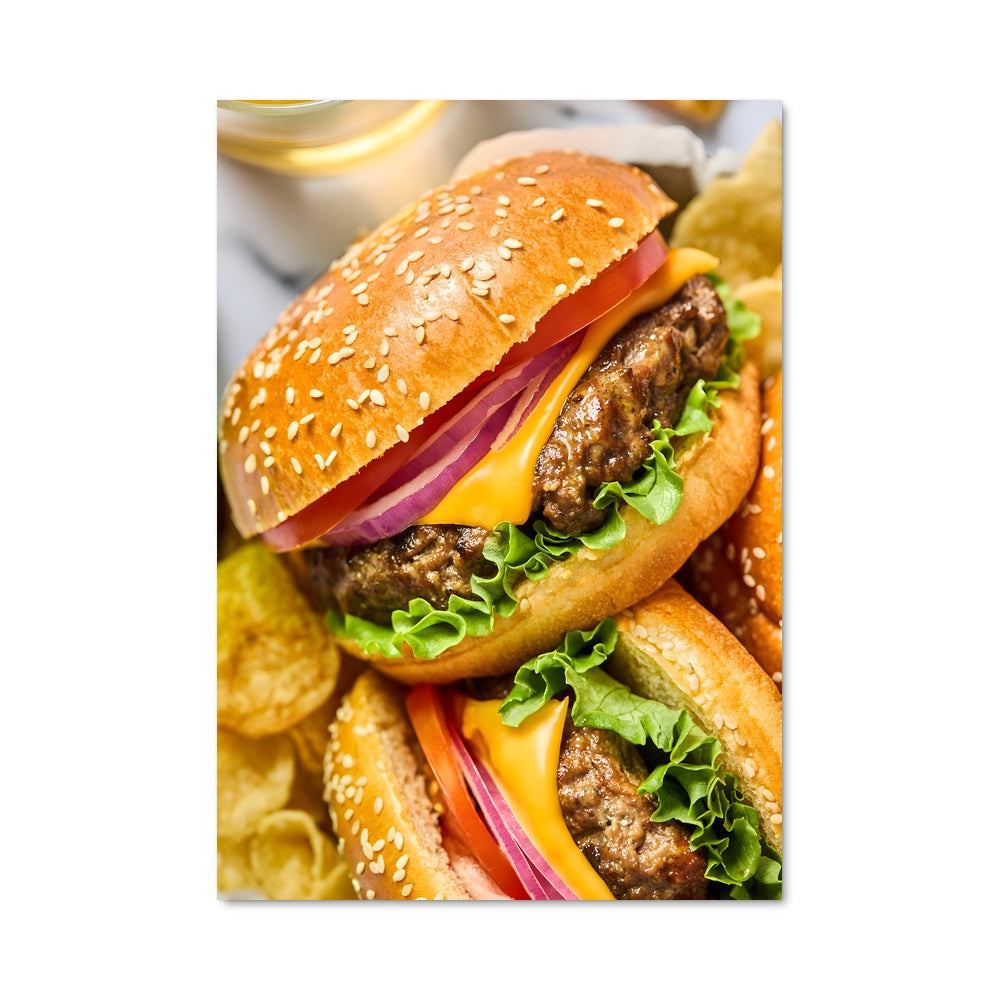 Poster Burger Party